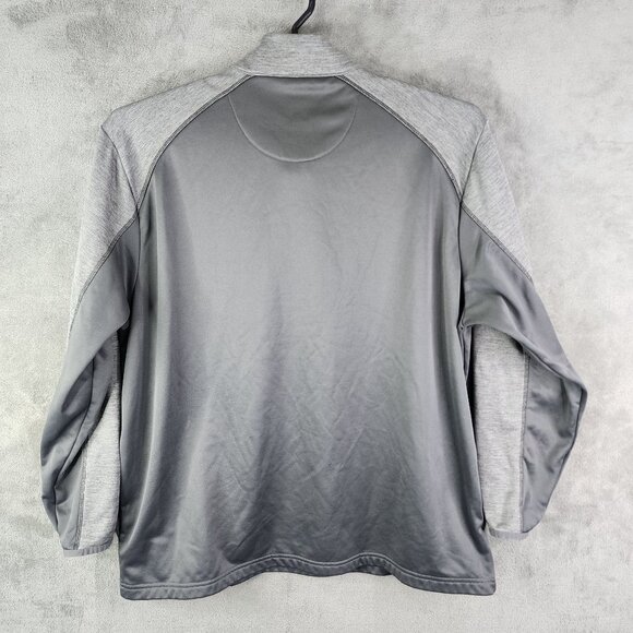 Mens Gray Callaway Pullover Sweatshirt 1/4 Zip Long Sleeve Mock Neck Size XXL - Picture 10 of 13